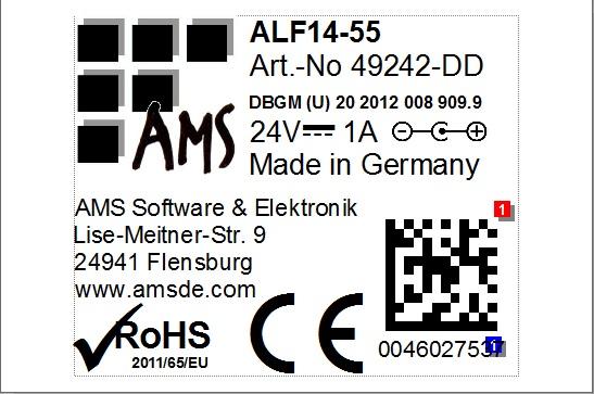 Elektronik Rückverfolgung Label