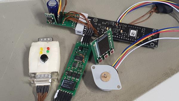 Funktionsmuster/ Proof-of-Concept zur Erprobung einer Motorsteuerung mit Bedienteil
